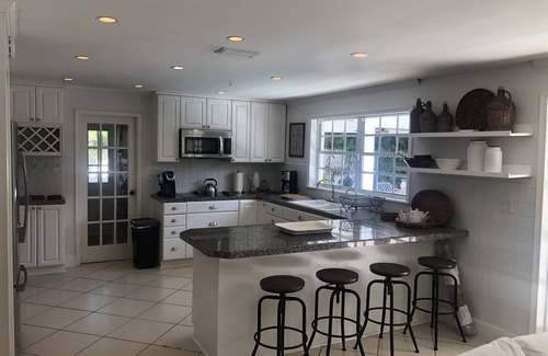 Key Biscayne House | Island Paradise! Beautiful Elegant Tropical Home with Private Heated Pool!