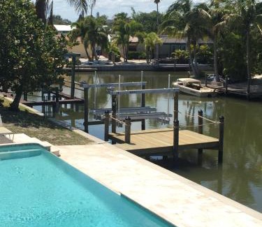 Fort Myers Beach Villa | Island Villa with 33 Foot Infinity Pool, Dolphin Visits