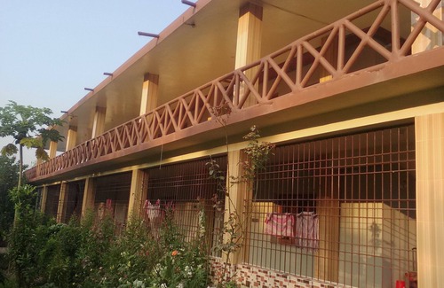Ghoraghat Ski Chalet | It's a Mud-made Luxury Chalet , One & only village homestay in Bangladesh in Green clam environment
