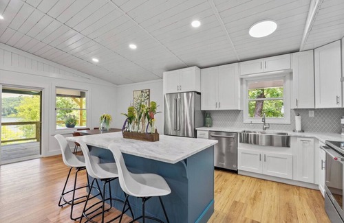 Spring City House | It’s a Shore Thing! Lakefront Retreat on Watts Bar Lake -Dock, 1500 sq ft decks