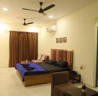 Karjat Apartment | Ivy Bliss Studio with Private Pool, B 10, Karjat