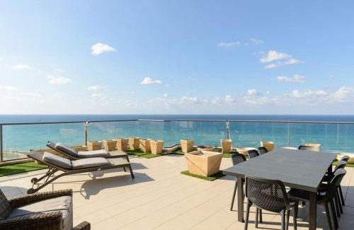 Netanya Apartment | Jacuzzi Penthouse with wide Sea View in Natanya