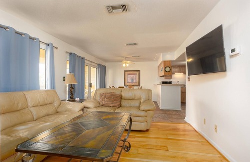 Pensacola Beach House | Just steps to the gulf and the complex pool is just out the back door!
