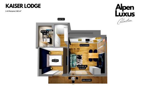 Erdberg Apartment | KAISER LODGE - AlpenLuxus Collection