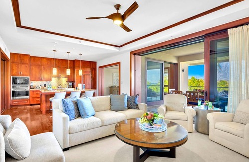 Montage Kapalua Bay Condo | KBM Resorts | FREE CAR | Luxury Oceanfront Villa at Montage Kapalua Bay | Private Lanai and BBQ MON-5203