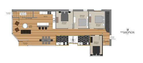 Shelby Park Apartment | KING Sleep10 5Bed 4BR 2BA Swepson ICON