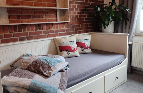 Haurup Apartment | Kleines Hofzimmer, Deutschland