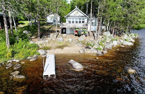 Millinocket Cottage | Knife Edge Escape - Cozy Lakeside Cottage Getaway with Views of Mt. Katahdin