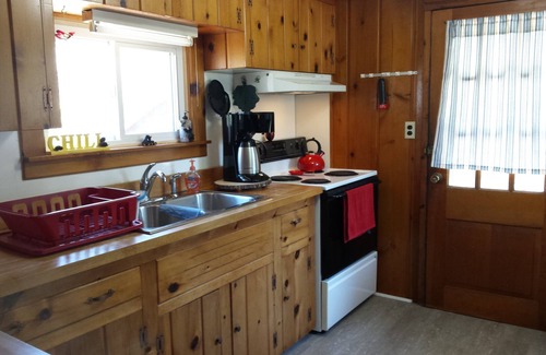 East Tawas House | Knotty Pine Cabin short distance to Lake Huron Access! Near Tawas Point