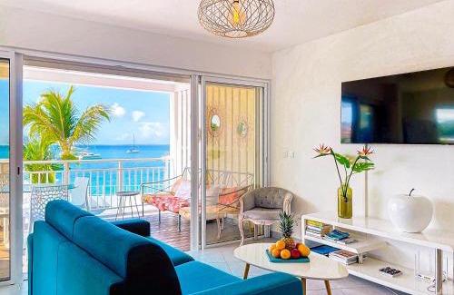 Grand Case Apartment | Kokonut Sea view with Pool on Grand Case Beach, Central, Private parking