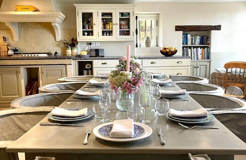 Cotignac Ski Chalet | L'Alérie, gorgeous bastide Provençale, charm and peaceful, private pool and tennis court