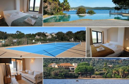 Pianotolli-Caldarello Apartment | L'Envol - T3 vue mer avec piscine et plage privée