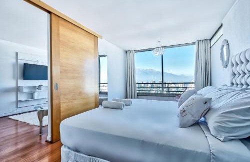 Santiago Apartment | La Gloria Home - 1BR, Mountain View, Pool, Gym, Mall