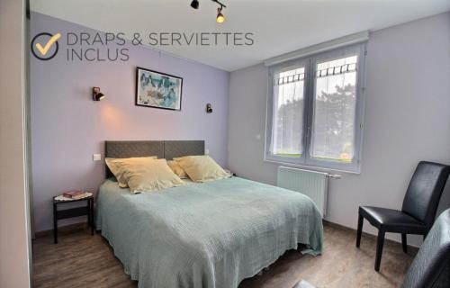 Locmaria-Plouzane Apartment | La Maison Bleue en Iroise - Randonnées GR34 - Plage 10 min à pieds - wifi, vélos VAE gratuits, jardin - Exposition plein Sud