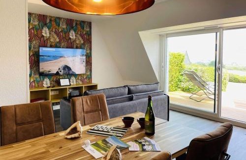 Pleumeur-Bodou House | La terrasse sur le golf