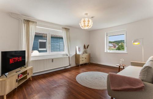 Sterzhausen Apartment | LAHNTALER 6 Gäste, WLAN, Netflix, Bahnhofsnah