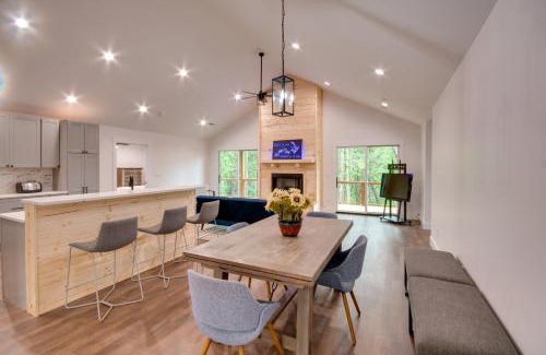 The Arbor House | Lake James Retreat with Private Multi-Level Dock
