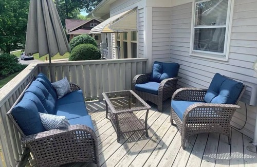 Culver House | lake Max beach access with a hot tub