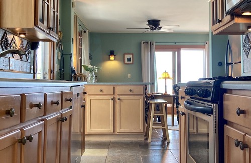 Shelby House | Lake Michigan Beach House with Private Hot Tub to get away from it all