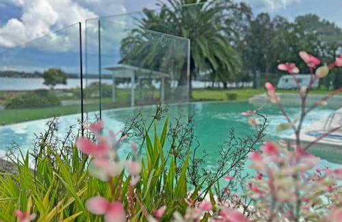 Dora Creek House | Lake Palm Residence - shared pool, waterfront