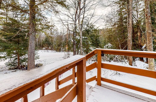 Whitefield House | Lake-view home with kayak, pedal boat & scenic deck - near shops & dining