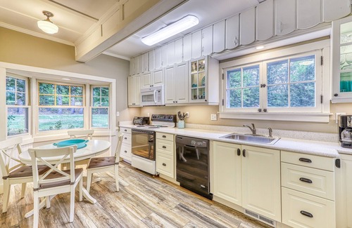 Chestertown House | Lakefront Cottage with Screened Gazebo, Dock, and Two Acres of Space