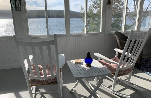 Laconia Cottage | Lakefront Cottage with Lighthouse and Dock on Lake Winnipesaukee