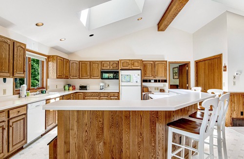 Manitowish Waters House | Lakefront, Dog-Friendly Home with Lake View, Dock, Central AC, & Wood Fireplace