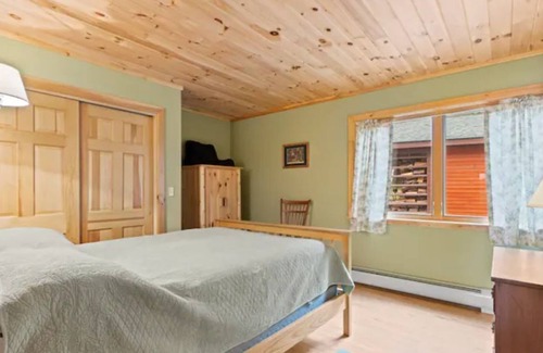 Indian Lake House | Lakefront home on Lake Abanakee with great views, cozy living room, pet friendly