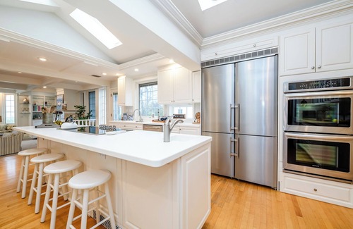 Benton Harbor House | Lakefront Home with 375 Feet Of Private Beach!