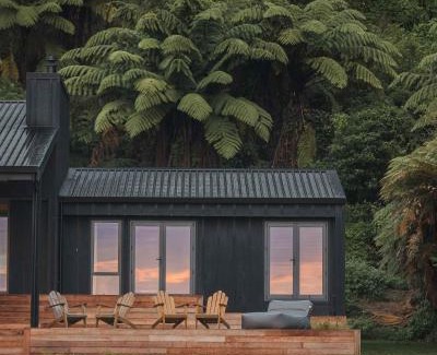 Okere Falls House | Lakefront Luxury at Okere Falls Lake Rotoiti