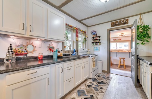 Cheboygan Cottage | Lakefront Michigan Abode w/Deck & Fire Pit!