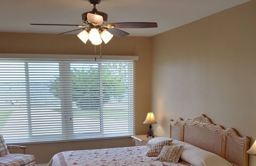 Sebring House | Lakefront private home with beach, dock and party area and large back yard