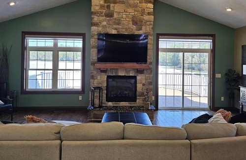 Wetmore House | Lakehouse near Pictured Rocks, Trails, Personal Bar, Game Room, & Hot Tub!