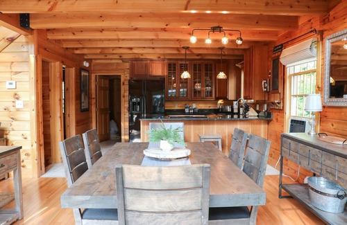 Smithfield House | Lakeside Cabin Retreat: Waterfront, Near Colby College, Waterville & Augusta