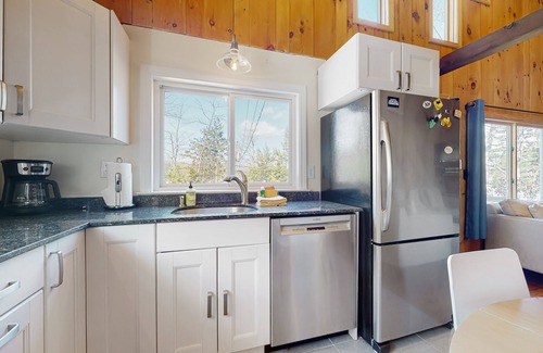 East Wakefield House | Lakeside home with water views, firepit, deck, & W/D - dog-friendly