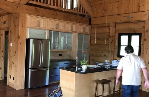 La Conception Ski Chalet | Lakeside Log Cottage With Private Dock