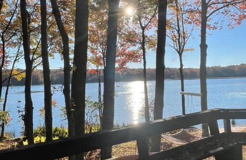 Gouldsboro House | Lakeside Oasis with Kayaks, Hot Tub, & Fire Pit