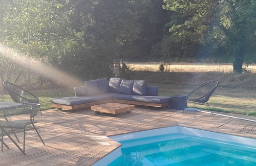 Saint-Aubin-Epinay House | Large contemporary house with heated outdoor pool