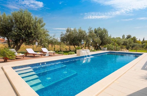 Kastel Stari Villa | large holiday villa rental near split, Croatia vacation villa with pool, air conditioning, walk to town villa Croatia