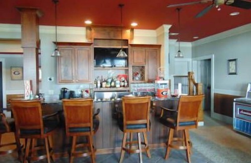 Lake Oconee House | Large Lakefront Home with Spa, Outdoor Fireplace on Main Lake, House generator