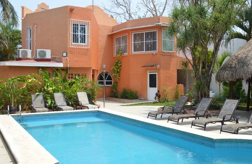 Colonia Andres House | Large Pool, Private Yard, Central Location