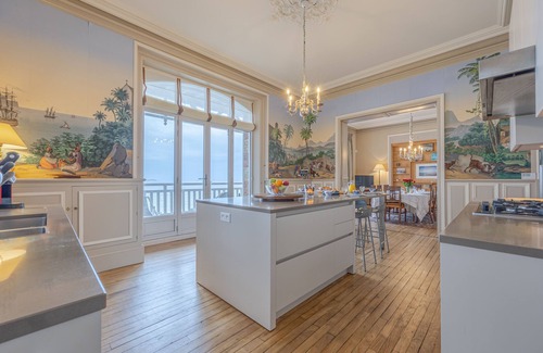 Dinard Villa | Large Seafront Family House with private beach access