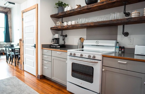 Johnson City Apartment | Large Studio Suite in the Middle of Downtown JC