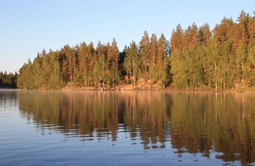 Pertunmaa House | Large timber villa with splendid scenery and nature