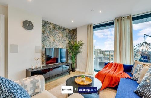 Camden Town with Primrose Hill Apartment | Last-Minute Grabs l Cozy Apt in Camden Town By Capital Retreats Short Lets & Serviced Accommodation London With Balcony, Free WiFi