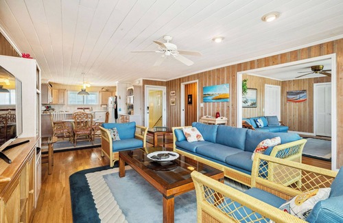 Caswell Beach House | Late for the Sky: Ocean and Waterway Views, Near Beach Access