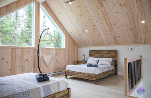 Notre-Dame-de-la-Merci Ski Chalet | Le lion-SPA&Sauna,Billard&Arcade