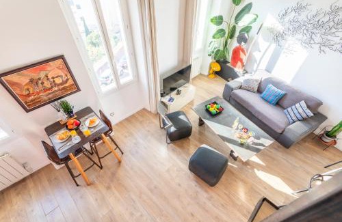 Hotel-de-Ville Apartment | Le Loft du Panier Design Central Vue imprenable