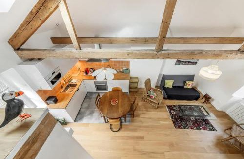 La Marne Apartment | Le Macareux, joli duplex, 15 min Intra-Muros